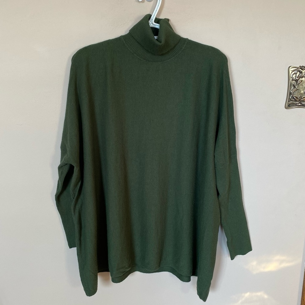Joseph A turtleneck poncho sweater-S